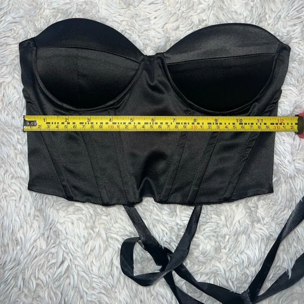 Princess Polly Black Corset Top - Picture 8 of 9